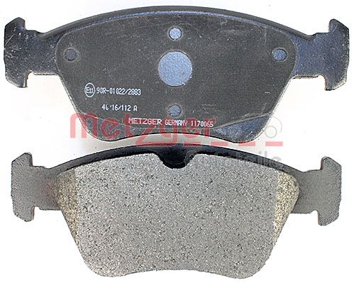 METZGER 1170065 Bremsbelagsatz, Scheibenbremse
